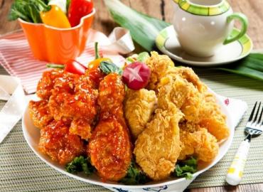 原味半调味半炸鸡